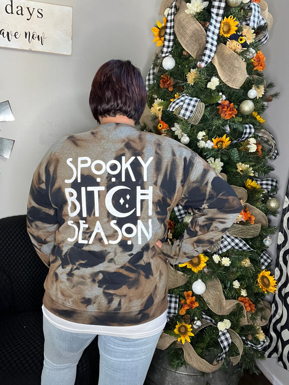 Spooky B*tch Season Crewneck Sweatshirt