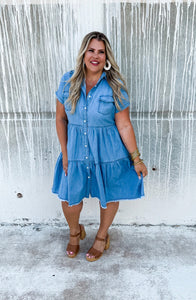 Eden Chambray Dress