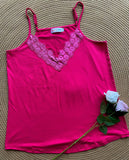 Shirley Lace Trim Tank Tops