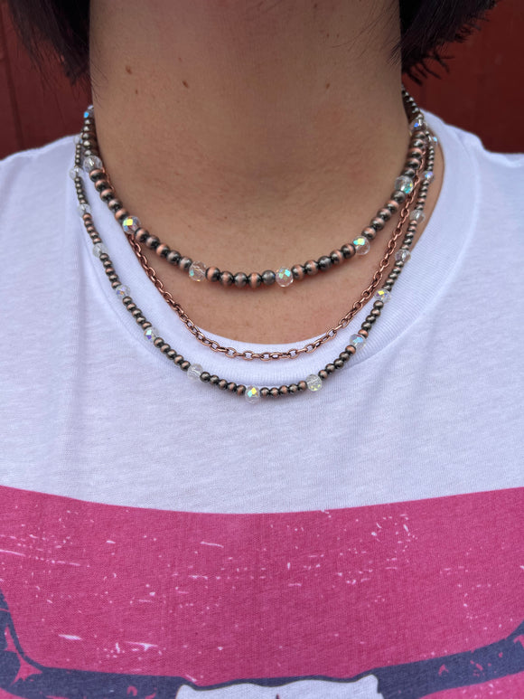 Copper Head Necklace